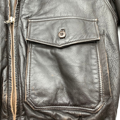 【中古品】【メンズ】 TIME&TIDE FLIGHT JACKET タイム・アンド・タイド フライトジャケット BROWN ライナー付 LLサイズ ※使用感あり 145-260830-io-58-fuzh カラー：ブラウン 万代Net店