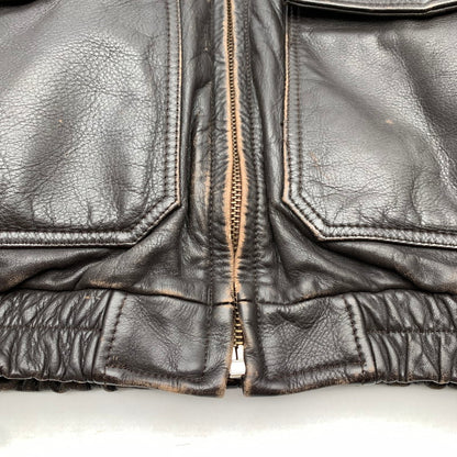 【中古品】【メンズ】 TIME&TIDE FLIGHT JACKET タイム・アンド・タイド フライトジャケット BROWN ライナー付 LLサイズ ※使用感あり 145-260830-io-58-fuzh カラー：ブラウン 万代Net店
