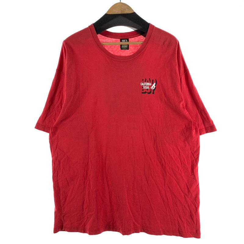 【中古品】【メンズ】 BAD BOY 半袖Tシャツ 古着 145-260927-gm-03-fuzh サイズ：5L カラー：レッド 万代Net店
