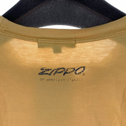 【中古品】【メンズ】 ZIPPO ジッポ 半袖Tシャツ カットソー 古着 145-260927-gm-46-fuzh サイズ：4L カラー：イエロー 万代Net店