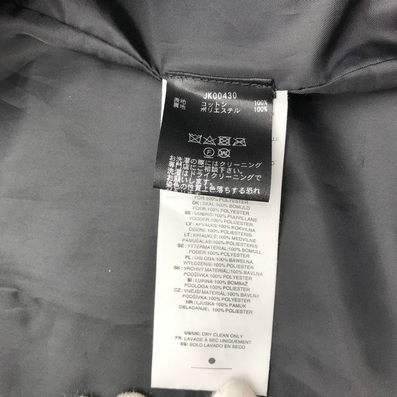 【中古品】【メンズ】 HUF ハフ JK00430 ALLTIMERS WORK JACKET ワークジャケット 上着 アウター BLACK BLUE Lサイズ ※ほつれ・使用感あり 142-260830-io-50-fuzh カラー：ブラックブルー 万代Net店