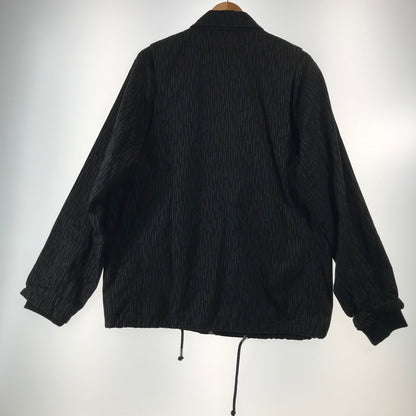 【中古品】【メンズ】 HUF ハフ JK00430 ALLTIMERS WORK JACKET ワークジャケット 上着 アウター BLACK BLUE Lサイズ ※ほつれ・使用感あり 142-260830-io-50-fuzh カラー：ブラックブルー 万代Net店