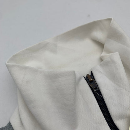 【中古品】【メンズ】 ADIDAS アディダス TRACK JACKET トラックジャケット WHITE GRAY XLサイズ ※シミあり 145-260830-io-53-fuzh カラー：ホワイトグレー 万代Net店