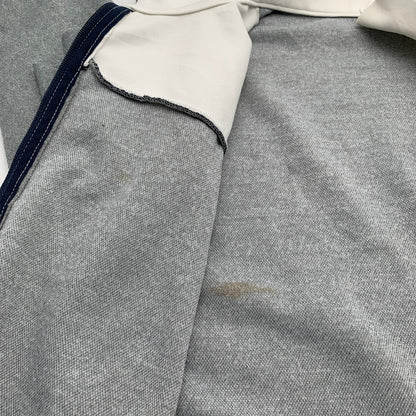 【中古品】【メンズ】 ADIDAS アディダス TRACK JACKET トラックジャケット WHITE GRAY XLサイズ ※シミあり 145-260830-io-53-fuzh カラー：ホワイトグレー 万代Net店