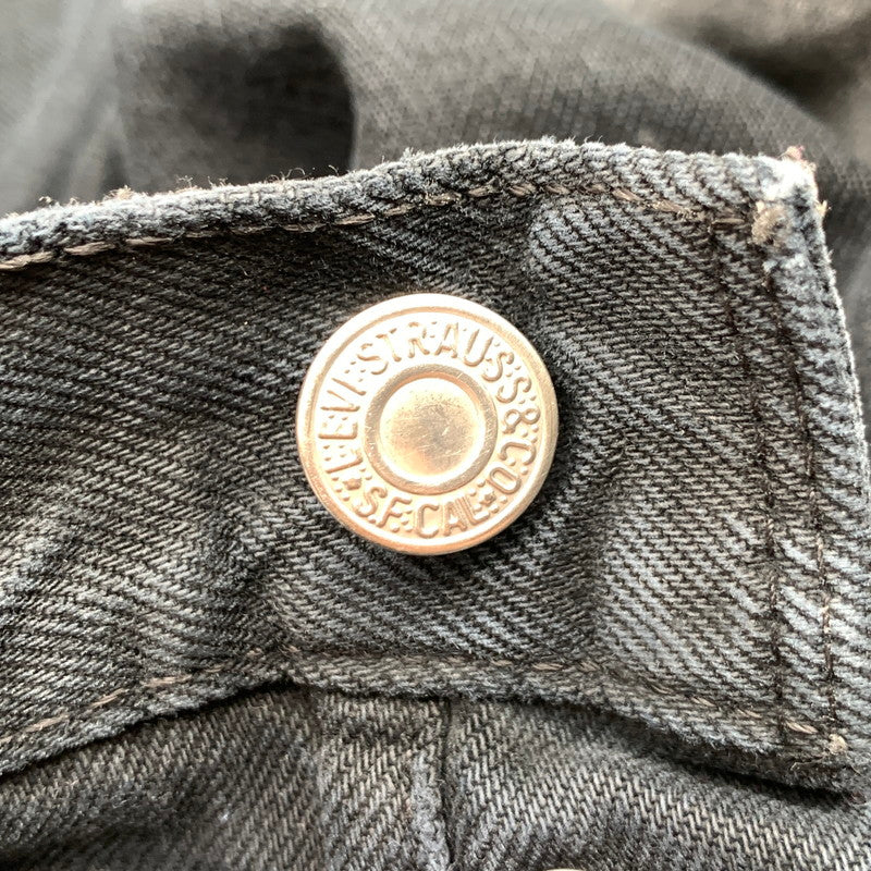 【中古品】【メンズ】 LEVIS リーバイス 501 DENIM PANTS デニムパンツ W33L34 BLACK 90S ジーパン ジーンズ 長ズボン 156-260829-io-02-fuzh カラー：ブラック 万代Net店