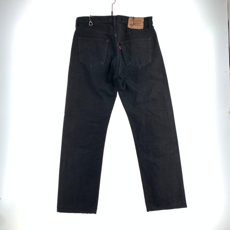 【中古品】【メンズ】 LEVIS リーバイス 501 DENIM PANTS デニムパンツ W33L34 BLACK 90S ジーパン ジーンズ 長ズボン 156-260829-io-02-fuzh カラー：ブラック 万代Net店