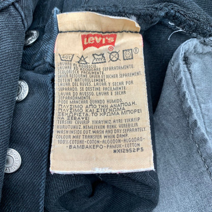 【中古品】【メンズ】 LEVIS リーバイス 501 DENIM PANTS デニムパンツ W33L34 BLACK 90S ジーパン ジーンズ 長ズボン 156-260829-io-02-fuzh カラー：ブラック 万代Net店