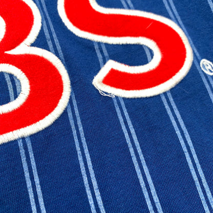 【中古品】【メンズ】 STARTER BASEBALL SHIRT スターター ベースボール シャツ 半袖シャツ BLUE RED XLサイズ ※ほつれ・タグに汚れあり 148-260830-io-56-fuzh カラー：ブルーレッド 万代Net店