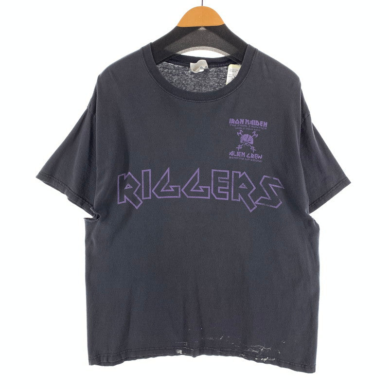 【現状渡し品】【メンズ】 HANES 半袖Tシャツ カットソー 古着 145-260927-gm-39-fuzh サイズ：不明 カラー：ブラック 万代Net店