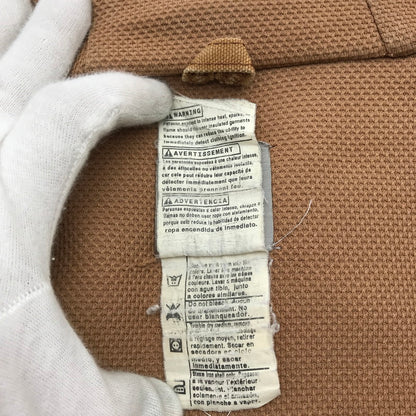 【中古品】【メンズ】 CARHARTT カーハート J131 DUCK ACTIVE JACKET ダック アクティブ ジャケット BROWN XLサイズ ※使用感あり 145-260830-io-49-fuzh カラー：ブラウン 万代Net店