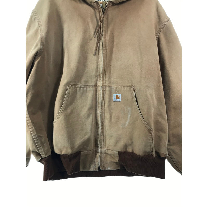 【中古品】【メンズ】 CARHARTT カーハート J131 DUCK ACTIVE JACKET ダック アクティブ ジャケット BROWN XLサイズ ※使用感あり 145-260830-io-49-fuzh カラー：ブラウン 万代Net店