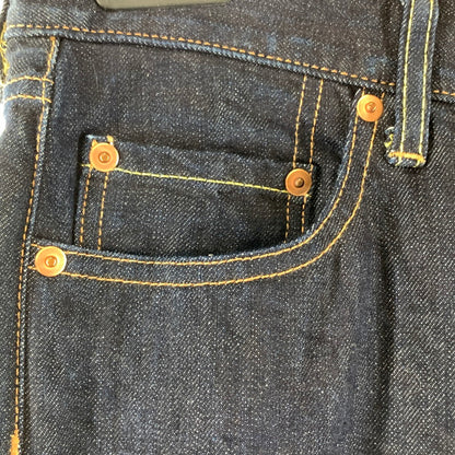 【中古品】【メンズ】 UNITED ARROWS ユナイテッドアローズ GREEN LABEL RELAXING 3214-199-3822 LOOSE TAPERED SELVIDGE DENIM PANTS ボタンフライ 159-260928-ny-11-fuzh サイズ：S カラー：インディゴ 万代Net店