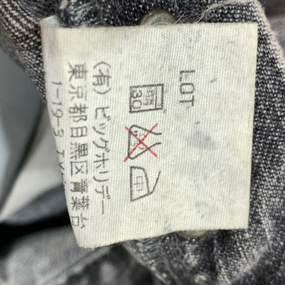 【中古品】【メンズ】 TMT ティーエムティー BIGHOLIDAY パンツ ボタンフライ ダメージデニムパンツ 151-260928-ny-12-fuzh サイズ：M カラー：インクブラック 万代Net店