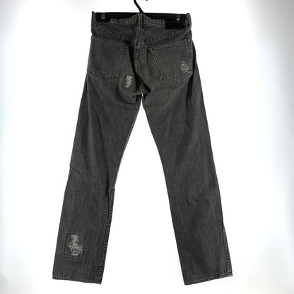 【中古品】【メンズ】 TMT ティーエムティー BIGHOLIDAY パンツ ボタンフライ ダメージデニムパンツ 151-260928-ny-12-fuzh サイズ：M カラー：インクブラック 万代Net店