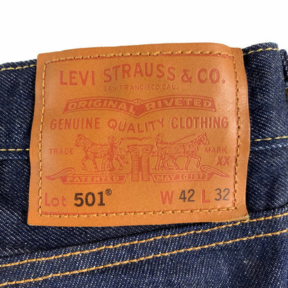 【中古品】【メンズ】 LEVIS PREMIUM リーバイス プレミアム 501 デニムパンツ INDIGO 42×32 パンツ ジーンズ ジーパン 156-260829-io-04-fuzh カラー：インディゴ 万代Net店