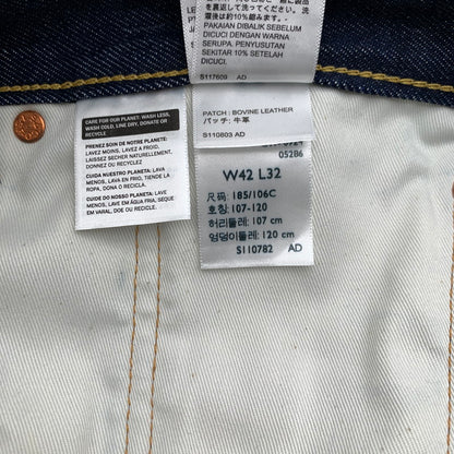 【中古品】【メンズ】 LEVIS PREMIUM リーバイス プレミアム 501 デニムパンツ INDIGO 42×32 パンツ ジーンズ ジーパン 156-260829-io-04-fuzh カラー：インディゴ 万代Net店