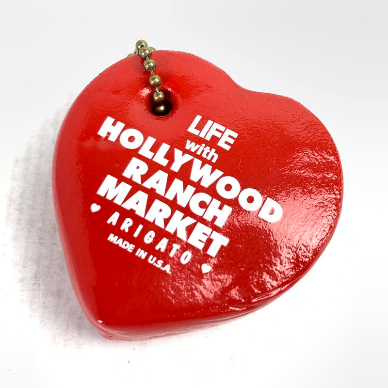 【中古品】【レディース】 HOLLYWOOD LAUNCH MARKET ハリウッドランチマーケット キーホルダー RED ハート 可愛い かわいい おしゃれ オシャレ ※穴・シワあり 208-260829-io-17-fuzh カラー：レッド 万代Net店