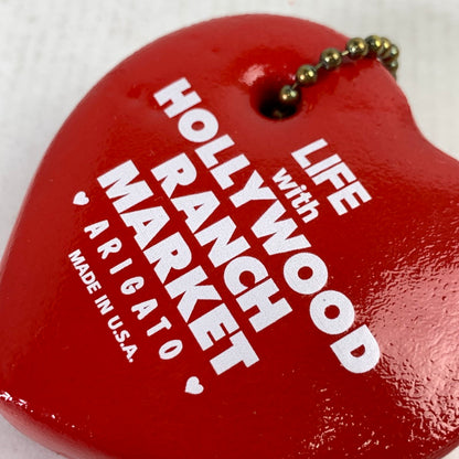 【中古品】【レディース】 HOLLYWOOD LAUNCH MARKET ハリウッドランチマーケット キーホルダー RED ハート 可愛い かわいい おしゃれ オシャレ ※穴・シワあり 208-260829-io-17-fuzh カラー：レッド 万代Net店