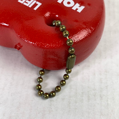 【中古品】【レディース】 HOLLYWOOD LAUNCH MARKET ハリウッドランチマーケット キーホルダー RED ハート 可愛い かわいい おしゃれ オシャレ ※穴・シワあり 208-260829-io-17-fuzh カラー：レッド 万代Net店