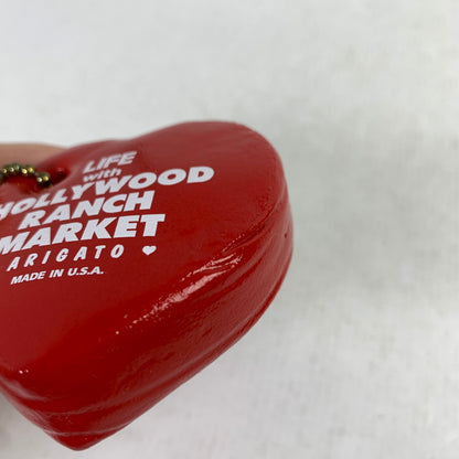 【中古品】【レディース】 HOLLYWOOD LAUNCH MARKET ハリウッドランチマーケット キーホルダー RED ハート 可愛い かわいい おしゃれ オシャレ ※穴・シワあり 208-260829-io-17-fuzh カラー：レッド 万代Net店