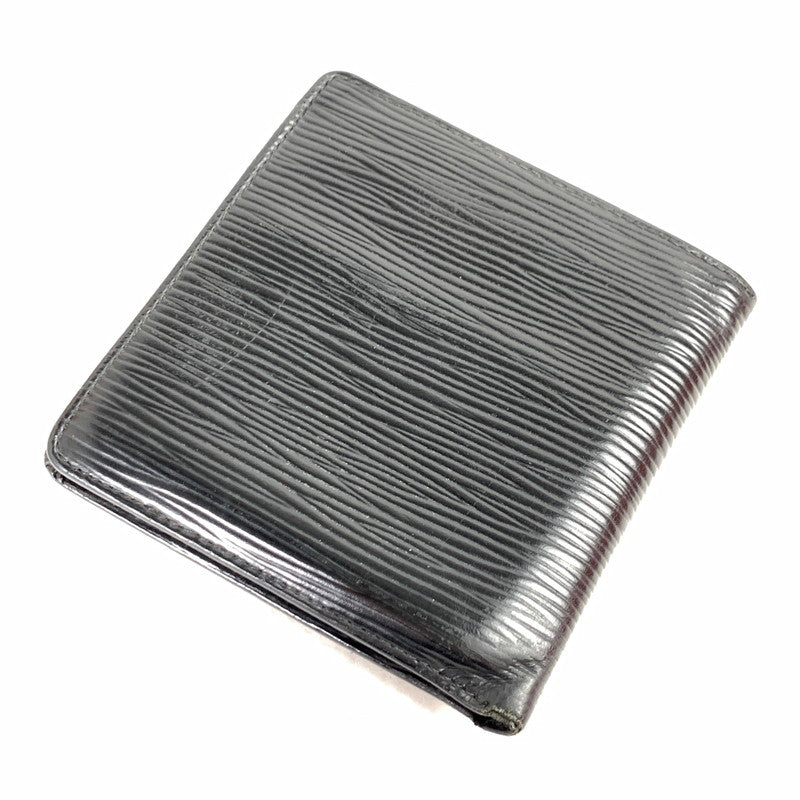 【中古品】【メンズ】 LOUIS VUITTON ルイ・ヴィトン M63542 エピ ポルト ビエ カルト クレディ モネ レザー ノワール BLACK 箱・SHOP袋付属 ※使用感・ふくらみ型あり・袋傷みあり 179-260829-io-21-fuzh カラー：ブラック 万代Net店