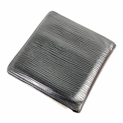 【中古品】【メンズ】 LOUIS VUITTON ルイ・ヴィトン M63542 エピ ポルト ビエ カルト クレディ モネ レザー ノワール BLACK 箱・SHOP袋付属 ※使用感・ふくらみ型あり・袋傷みあり 179-260829-io-21-fuzh カラー：ブラック 万代Net店