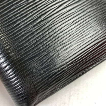 【中古品】【メンズ】 LOUIS VUITTON ルイ・ヴィトン M63542 エピ ポルト ビエ カルト クレディ モネ レザー ノワール BLACK 箱・SHOP袋付属 ※使用感・ふくらみ型あり・袋傷みあり 179-260829-io-21-fuzh カラー：ブラック 万代Net店