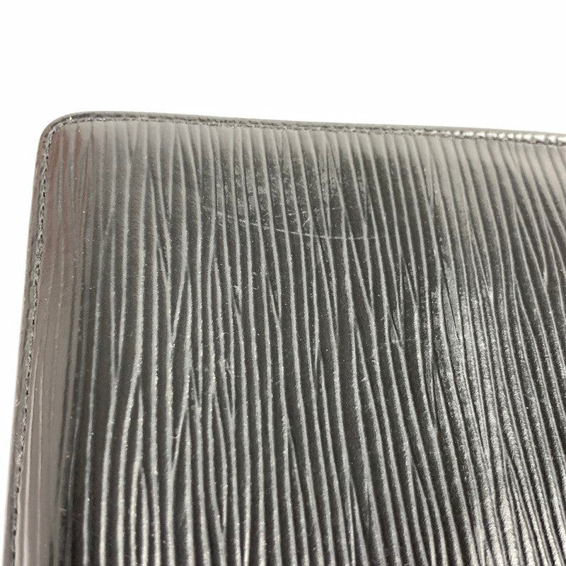 【中古品】【メンズ】 LOUIS VUITTON ルイ・ヴィトン M63542 エピ ポルト ビエ カルト クレディ モネ レザー ノワール BLACK 箱・SHOP袋付属 ※使用感・ふくらみ型あり・袋傷みあり 179-260829-io-21-fuzh カラー：ブラック 万代Net店