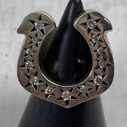 【中古品】【レディース】 USED SILVER RING アクセサリー シルバーリング 指輪 ホースシュー SILVER 925 5号 本体のみ ※使用感あり 192-260829-io-23-fuzh カラー：シルバー 万代Net店