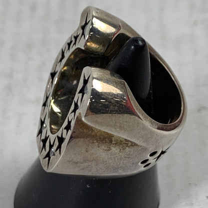 【中古品】【レディース】 USED SILVER RING アクセサリー シルバーリング 指輪 ホースシュー SILVER 925 5号 本体のみ ※使用感あり 192-260829-io-23-fuzh カラー：シルバー 万代Net店