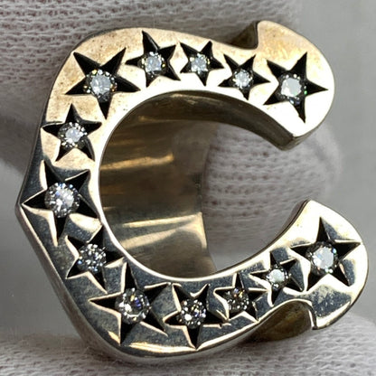 【中古品】【レディース】 USED SILVER RING アクセサリー シルバーリング 指輪 ホースシュー SILVER 925 5号 本体のみ ※使用感あり 192-260829-io-23-fuzh カラー：シルバー 万代Net店
