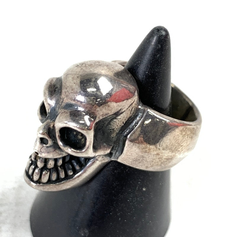 【中古品】【レディース】 USED SILVER RING アクセサリー シルバーリング 指輪 スカル SILVER 925 7号 本体のみ ※使用感あり 192-260829-io-22-fuzh カラー：シルバー 8号 万代Net店