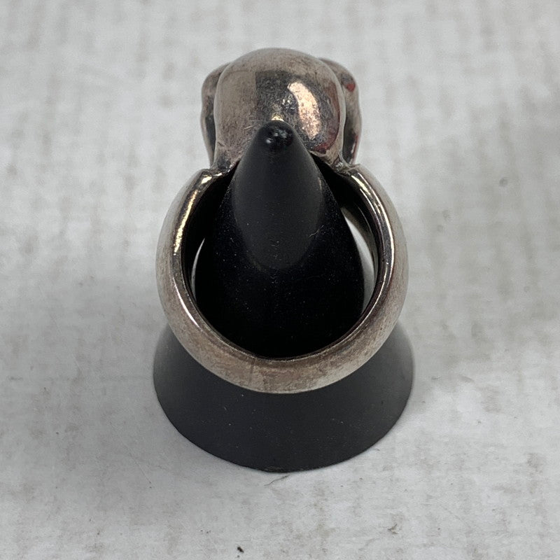 【中古品】【レディース】 USED SILVER RING アクセサリー シルバーリング 指輪 スカル SILVER 925 7号 本体のみ ※使用感あり 192-260829-io-22-fuzh カラー：シルバー 8号 万代Net店