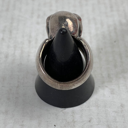 【中古品】【レディース】 USED SILVER RING アクセサリー シルバーリング 指輪 スカル SILVER 925 7号 本体のみ ※使用感あり 192-260829-io-22-fuzh カラー：シルバー 8号 万代Net店