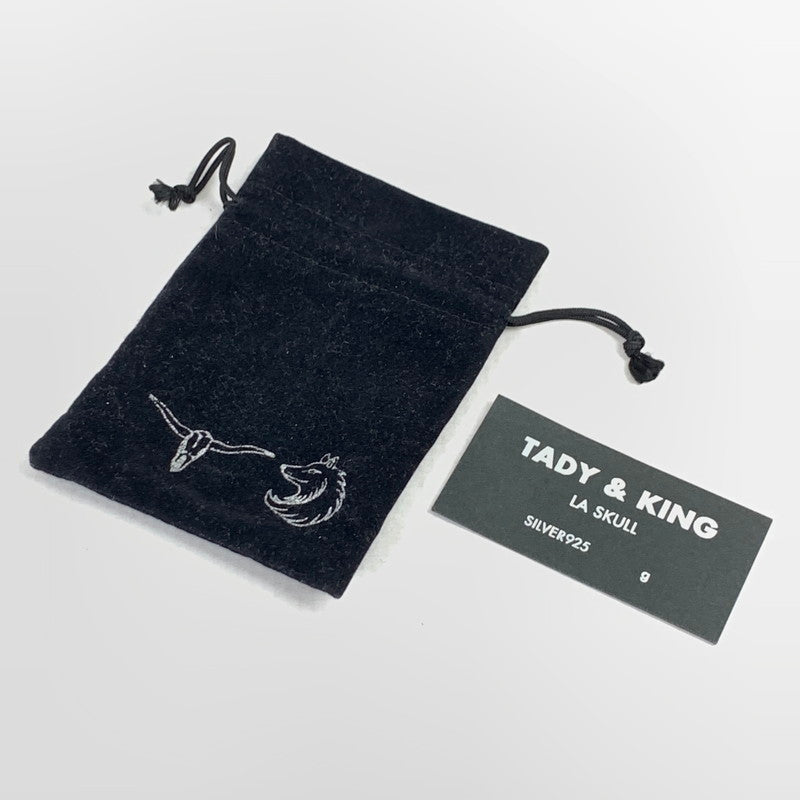 【中古品】【レディース】 TADY&KING 平打ちバングル SV.K18 ロングホーン アクセサリー SILVER 925 K18 サイズ:18cm程度 TADY COMPANY 保存袋付 ※使用感あり 191-260829-io-24-fuzh カラー：シルバー 万代Net店