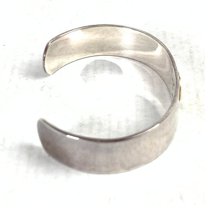 【中古品】【レディース】 TADY&KING 平打ちバングル SV.K18 ロングホーン アクセサリー SILVER 925 K18 サイズ:18cm程度 TADY COMPANY 保存袋付 ※使用感あり 191-260829-io-24-fuzh カラー：シルバー 万代Net店