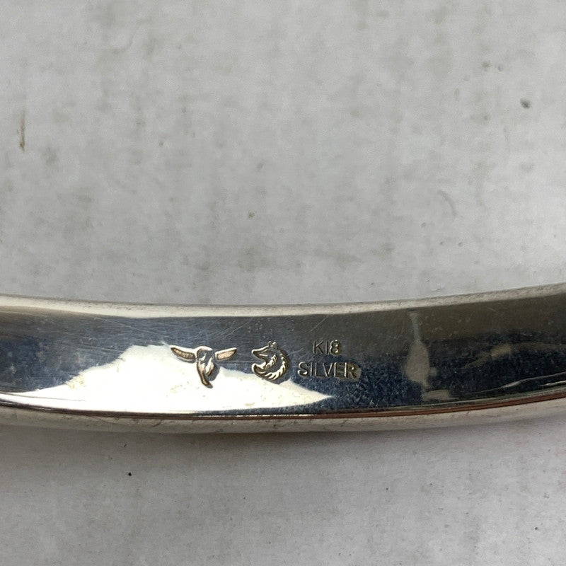 【中古品】【レディース】 TADY&KING ロングホーン バングル アクセサリー SILVER 925 K18 サイズ:18cm程度 保存袋付属 ※使用感あり 191-260829-io-25-fuzh カラー：シルバー 万代Net店