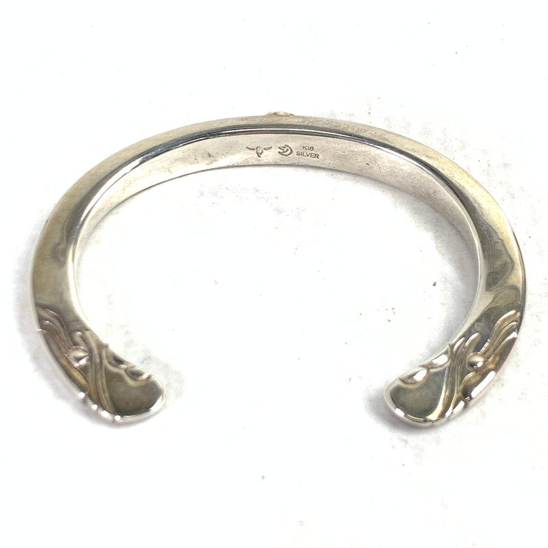 【中古品】【レディース】 TADY&KING ロングホーン バングル アクセサリー SILVER 925 K18 サイズ:18cm程度 保存袋付属 ※使用感あり 191-260829-io-25-fuzh カラー：シルバー 万代Net店