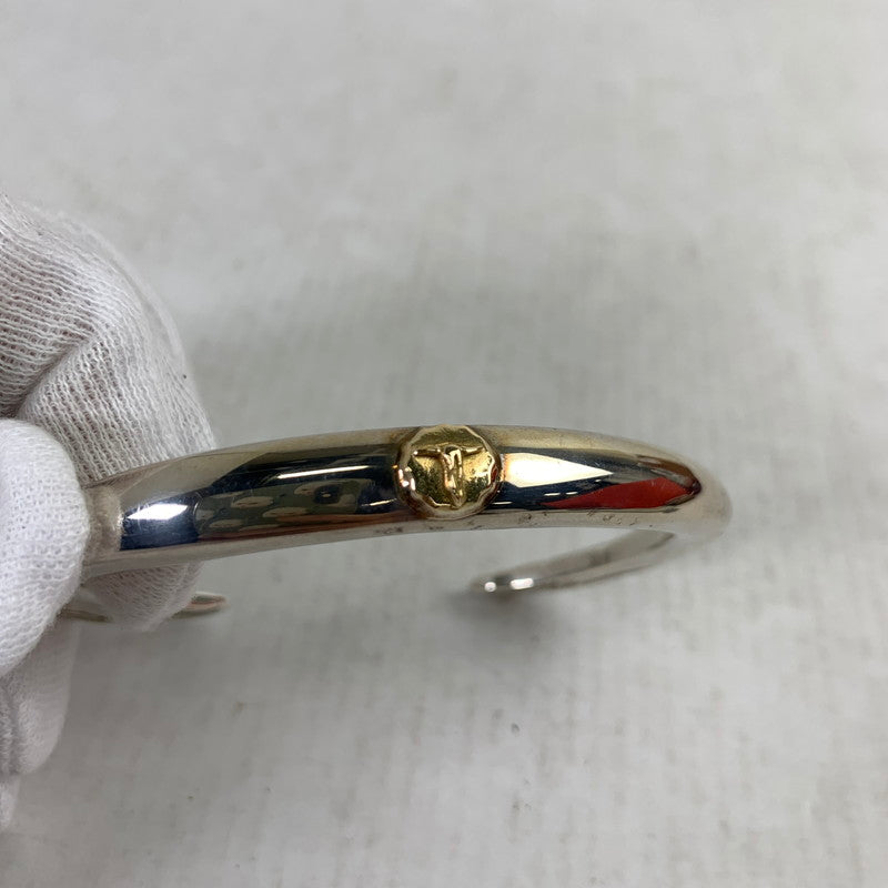 【中古品】【レディース】 TADY&KING ロングホーン バングル アクセサリー SILVER 925 K18 サイズ:18cm程度 保存袋付属 ※使用感あり 191-260829-io-25-fuzh カラー：シルバー 万代Net店