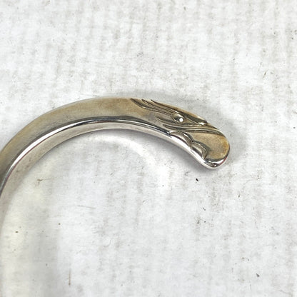 【中古品】【レディース】 TADY&KING ロングホーン バングル アクセサリー SILVER 925 K18 サイズ:18cm程度 保存袋付属 ※使用感あり 191-260829-io-25-fuzh カラー：シルバー 万代Net店