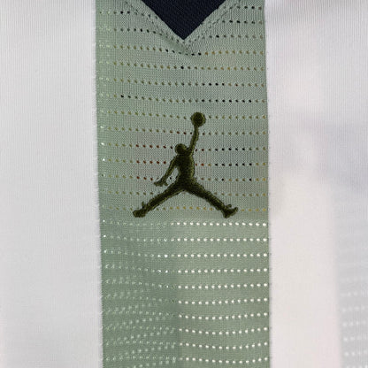 【中古品】【メンズ】 JORDAN BRAND M J BRK GOALIE TOP DDM JADE HORIZON グラフィックシャツメキシコ 半袖 Tシャツ グリーン ホワイト/SIZE:L/ストライプ/IM8211-370 148-260919-io-23-fuzh 万代Net店
