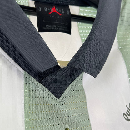 【中古品】【メンズ】 JORDAN BRAND M J BRK GOALIE TOP DDM JADE HORIZON グラフィックシャツメキシコ 半袖 Tシャツ グリーン ホワイト/SIZE:L/ストライプ/IM8211-370 148-260919-io-23-fuzh 万代Net店