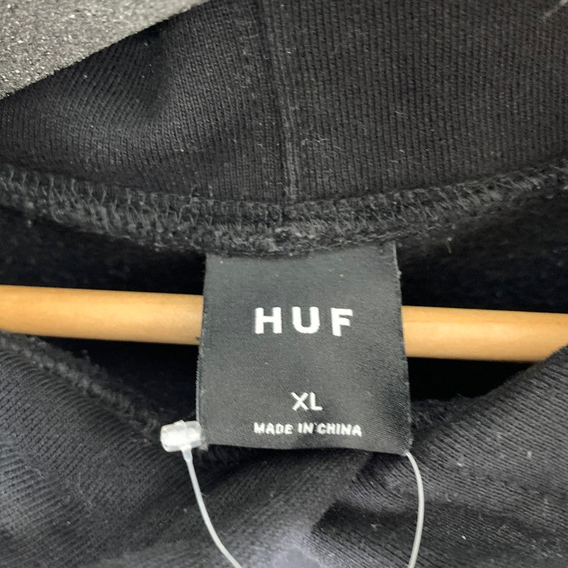 【中古品】【メンズ】 HUF ハフ REGIONAL PUFF HOODIE フーディー パーカー BLK/SIZE:XL 142-260925-ky-04-fuzh 万代Net店