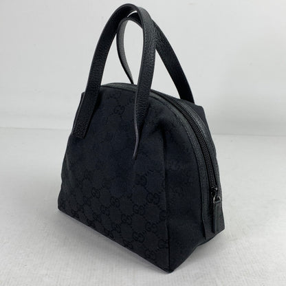 【中古品】【レディース】 GUCCI グッチ 124542-2888 GGキャンバスハンドバッグ カバン BLACK ハンド バッグ 鞄 かばん 180-260829-io-28-fuzh カラー：ブラック 万代Net店