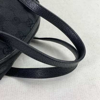 【中古品】【レディース】 GUCCI グッチ 124542-2888 GGキャンバスハンドバッグ カバン BLACK ハンド バッグ 鞄 かばん 180-260829-io-28-fuzh カラー：ブラック 万代Net店