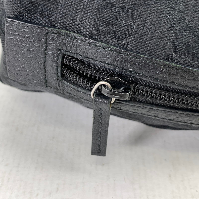 【中古品】【レディース】 GUCCI グッチ 124542-2888 GGキャンバスハンドバッグ カバン BLACK ハンド バッグ 鞄 かばん 180-260829-io-28-fuzh カラー：ブラック 万代Net店