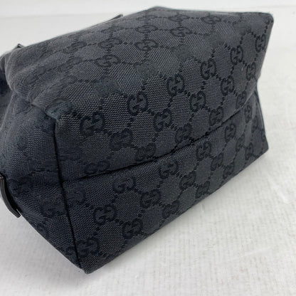 【中古品】【レディース】 GUCCI グッチ 124542-2888 GGキャンバスハンドバッグ カバン BLACK ハンド バッグ 鞄 かばん 180-260829-io-28-fuzh カラー：ブラック 万代Net店