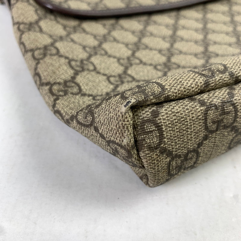 【中古品】【レディース】 GUCCI グッチ 223666 GGスプリーム ショルダーバッグ カバン BROWN ショルダー バッグ かばん 鞄 ※スレ・角スレあり 180-260829-io-29-fuzh カラー：ブラウン 万代Net店