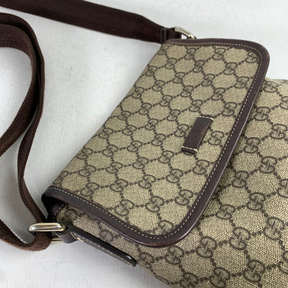 【中古品】【レディース】 GUCCI グッチ 223666 GGスプリーム ショルダーバッグ カバン BROWN ショルダー バッグ かばん 鞄 ※スレ・角スレあり 180-260829-io-29-fuzh カラー：ブラウン 万代Net店