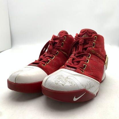 【中古品】【メンズ】 NIKE ナイキ 317253-611 ZOOM LEBRON 5 ズーム レブロン 5 チャイナ エディション スニーカー 靴 シューズ 160-260907-mh-13-fuzh サイズ：27.5cm カラー：レッド ホワイト 万代Net店
